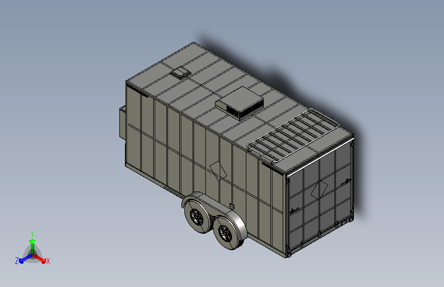 A0018686-EOD 轻型半挂车拖车