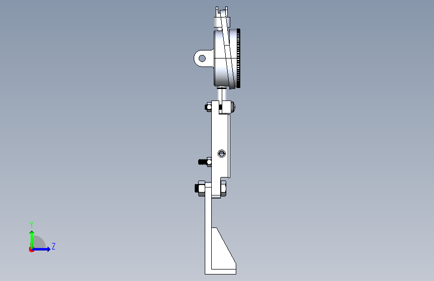 A0018687-3D打印耗材直径测量工具 左侧视图