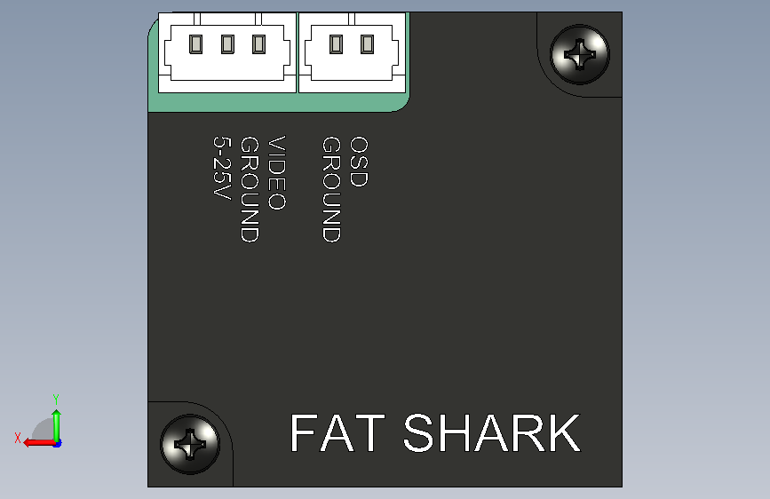 A0018690-Fat Shark 模拟 FSVCAM02a 背面视图