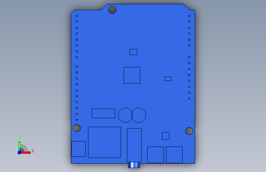 A0018752-Adafruit Music Maker VS1053 扩展板带 3W 功放 正面视图