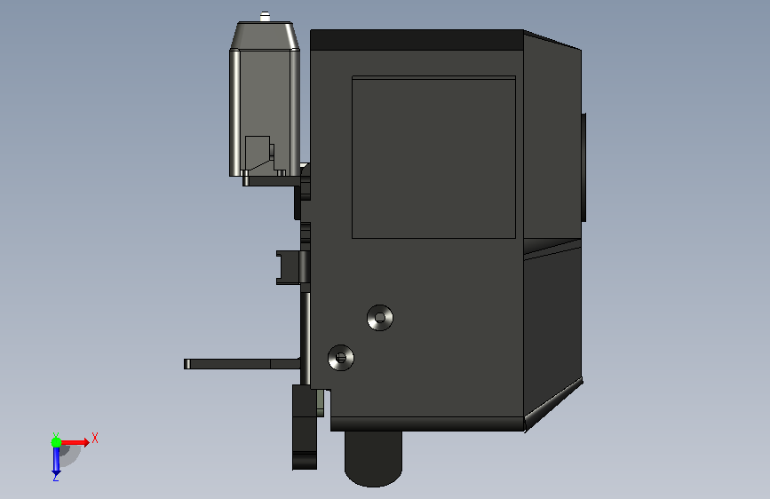 A0018745-Ender 3 V3 KE 完整喷头3D打印机(快速换热头) 俯视图