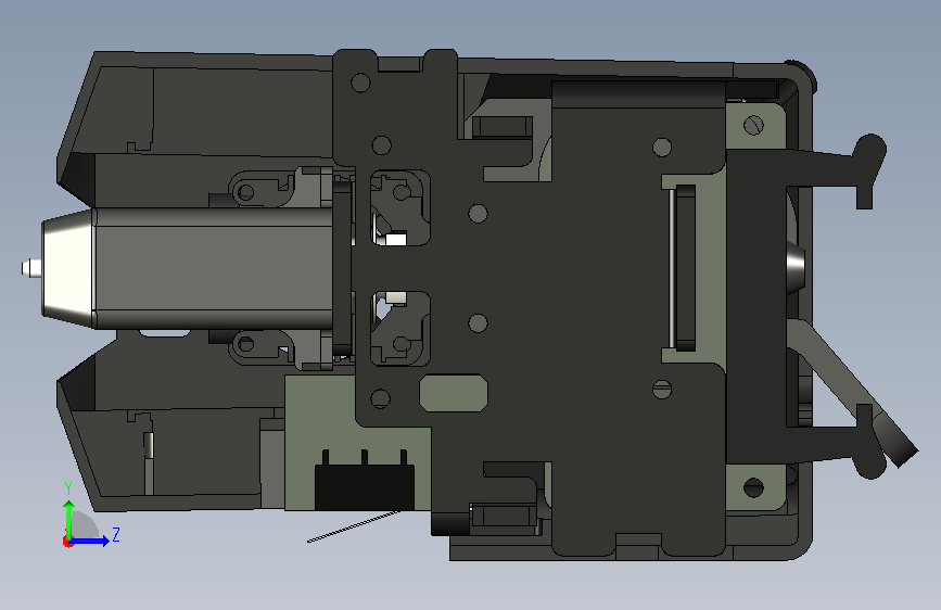 A0018745-Ender 3 V3 KE 完整喷头3D打印机(快速换热头) 左侧视图