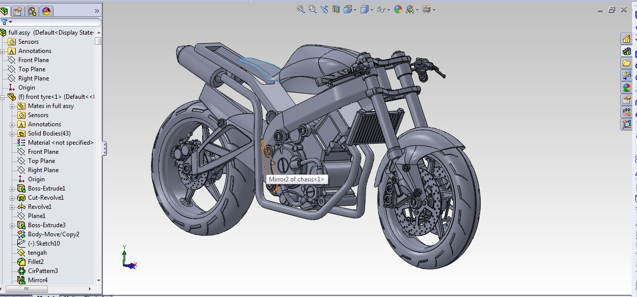 摩托车3D模型