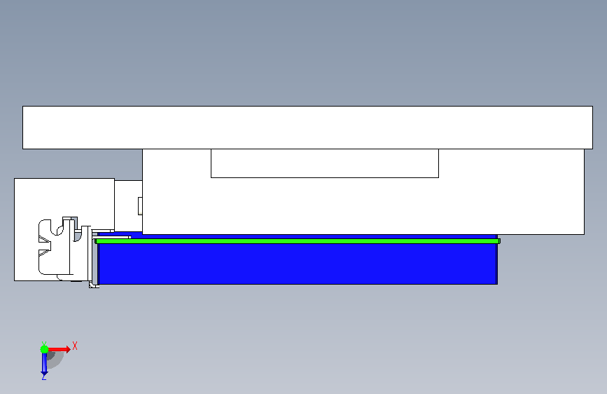 PCB-铁片-压合锁螺丝整体 俯视图