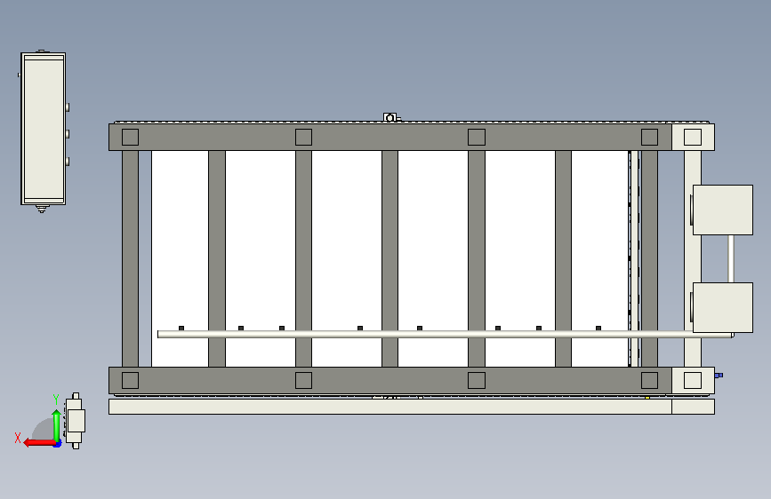 A0018762-CNC 数控激等离子切割机 背面视图