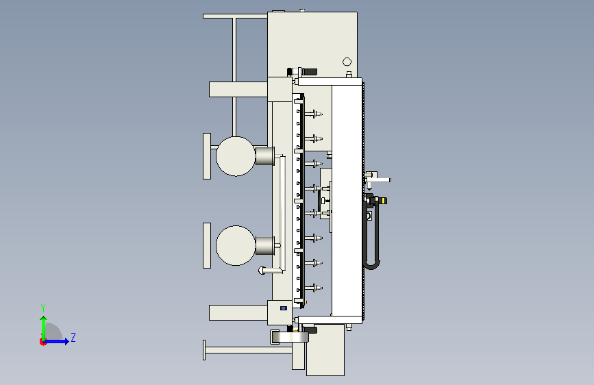 A0018762-CNC 数控激等离子切割机 左侧视图