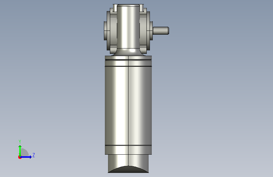 A0018770-Kormas-24v-100w-90度齿轮箱-235转_分钟 左侧视图