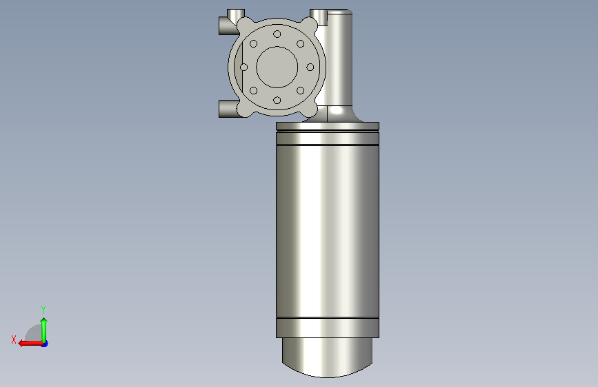 A0018770-Kormas-24v-100w-90度齿轮箱-235转_分钟 背面视图