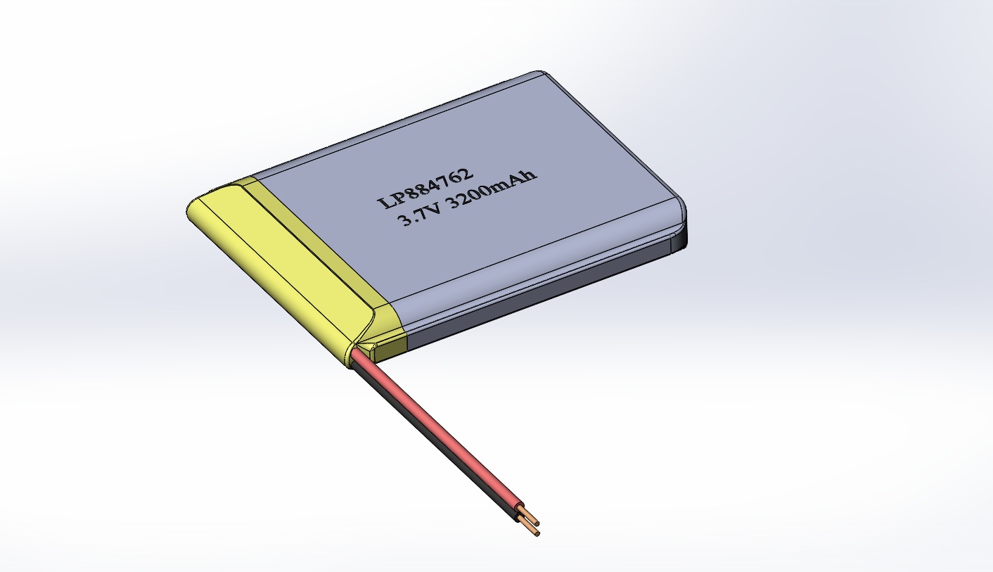 A0018785-GoPower LP884762 3.7V 3200mAh 锂聚合物电池