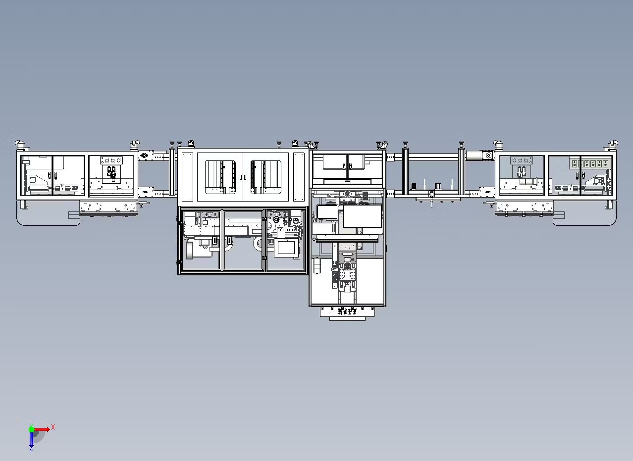 复杂光学玻璃测试及加工设备完整3D图纸