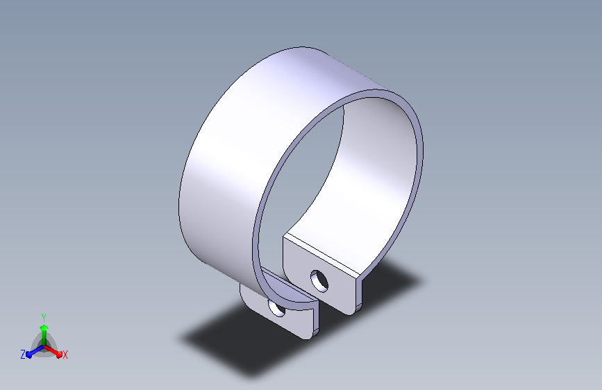 CATIA V5设计的C夹具
