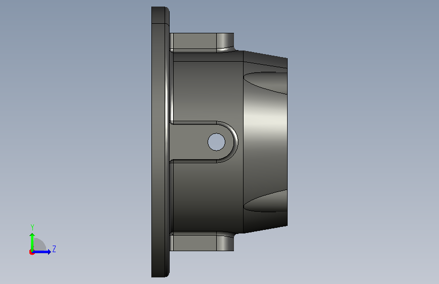 CATIA V5设计的第六部分 左侧视图