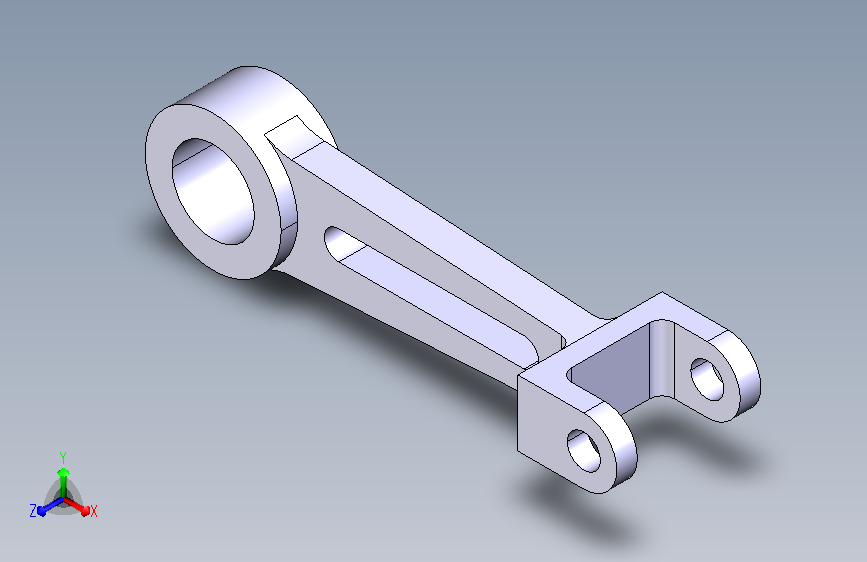 CATIA V5设计的离合杠杆
