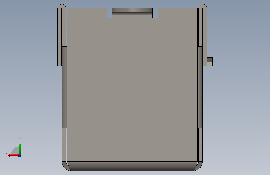 板金设计的SolidWorks功能 背面视图