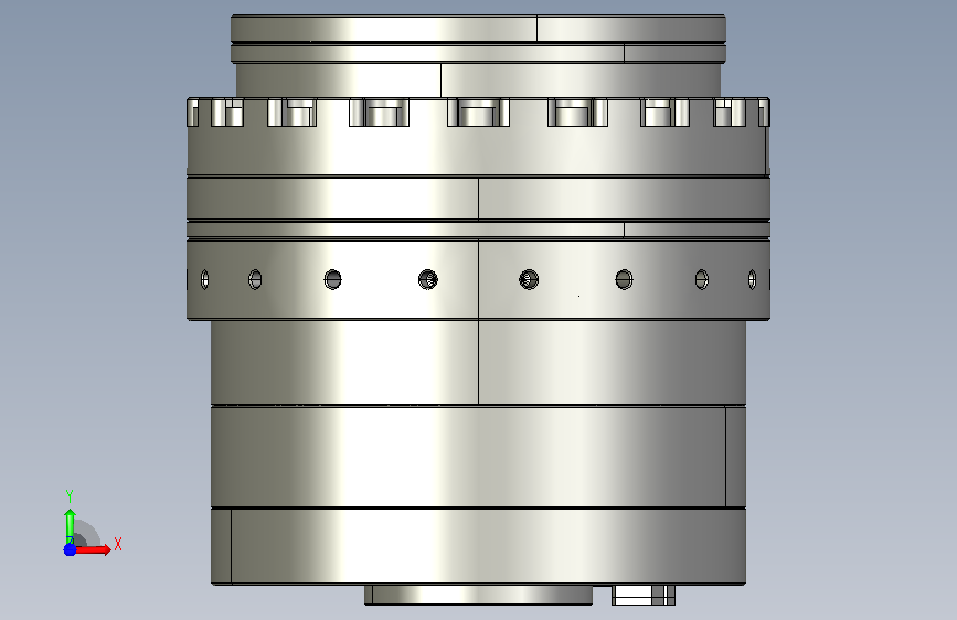 谐波直流关节电机模组HPJM-RE100-120-PRO-XXX-B-V_B0-LH 正面视图