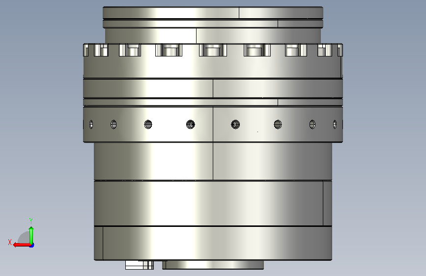 谐波直流关节电机模组HPJM-RE100-120-PRO-XXX-B-V_B0-LH 背面视图