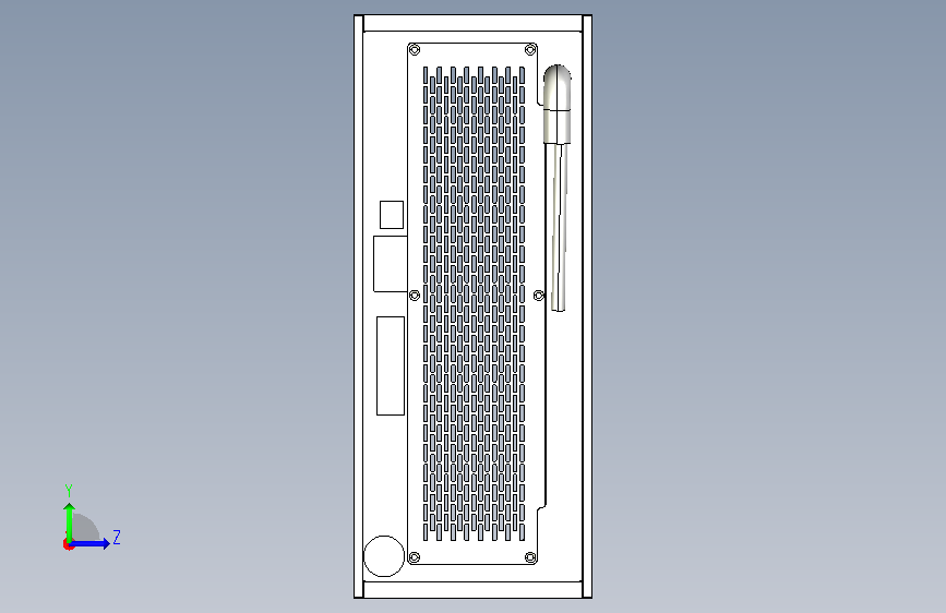 BYL-SCQX-200W-0200激光器组装 左侧视图