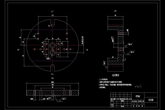 右端盖加工工艺及车螺纹夹具设计【含三维工件图、全套卡片、说明书、CAD图纸】