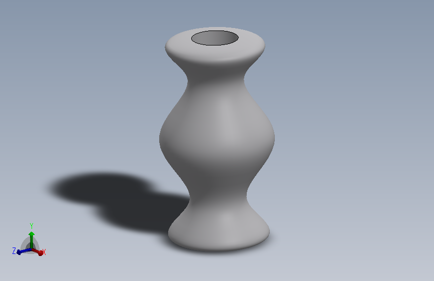 简单花瓶的3D模型