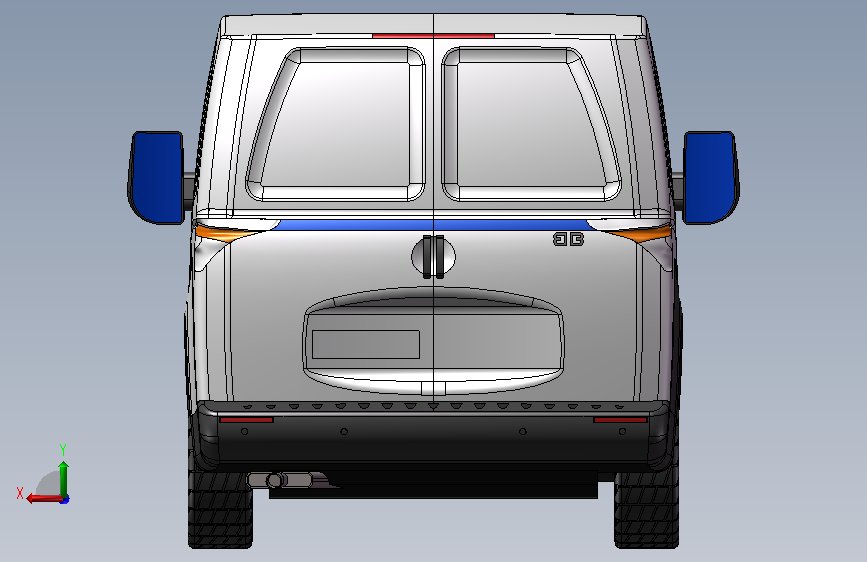 厢式货车 T7P3_精心整理(已转通用格式) 背面视图