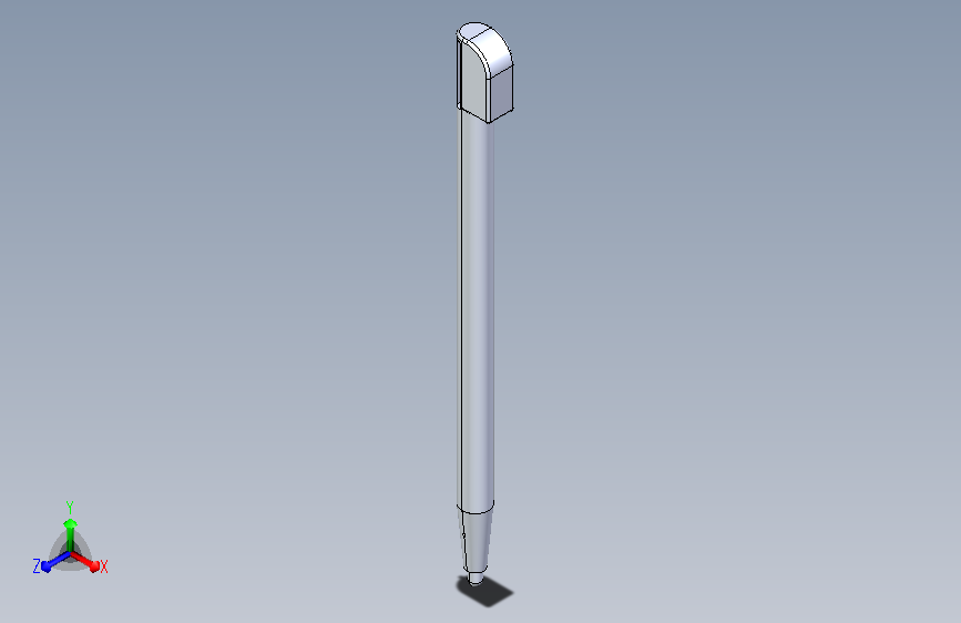 具备三维模型的塑料触控笔