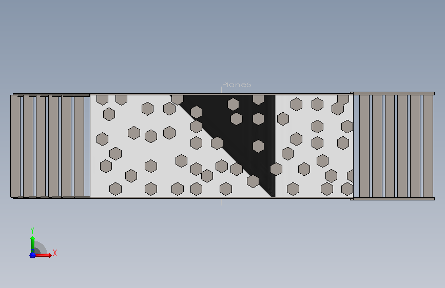具智能功能的SolidWorks零件 正面视图