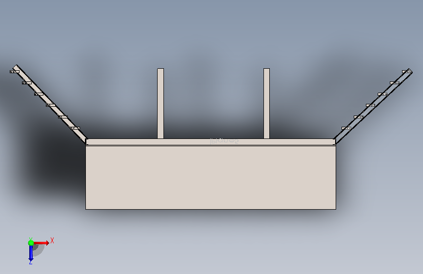 具智能功能的SolidWorks零件 俯视图