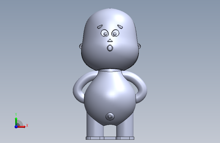 可3D打印的PeePeeBoy模型