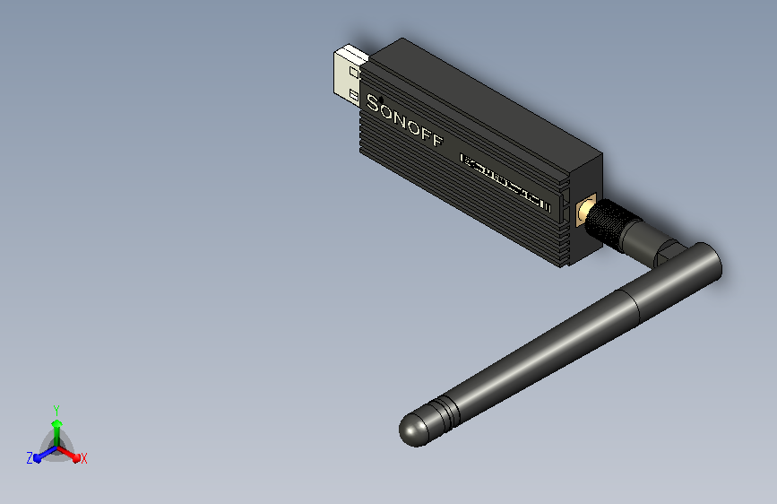 A0018841-SONOFF Zigbee 3.0 USB Dongle Plus V2 通用的 Zigbee USB 协调器 主视图
