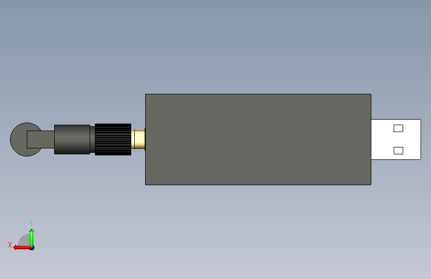A0018841-SONOFF Zigbee 3.0 USB Dongle Plus V2 通用的 Zigbee USB 协调器 背面视图