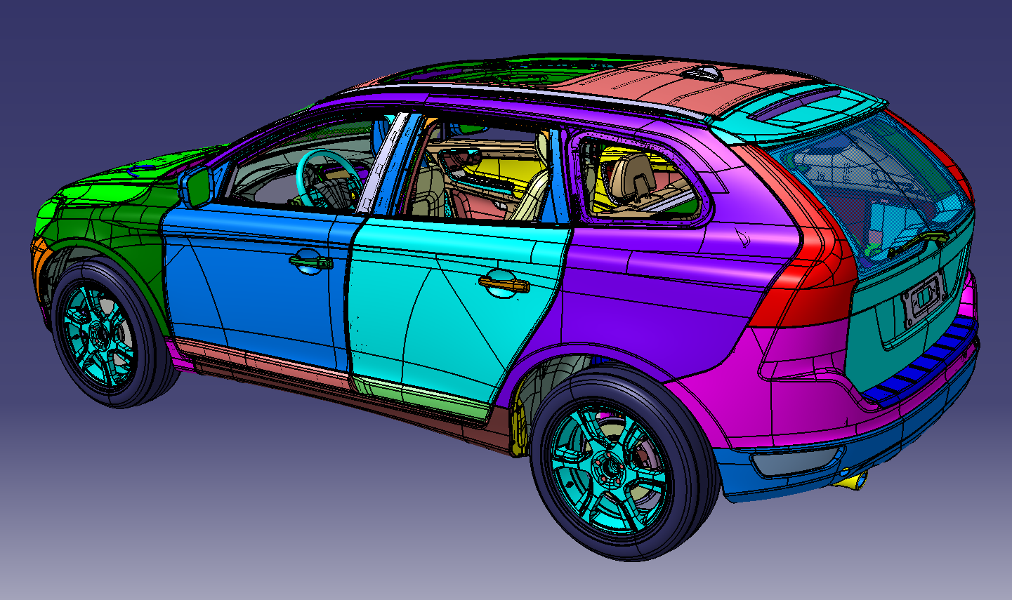 沃尔沃 XC60 – 部分上一代。