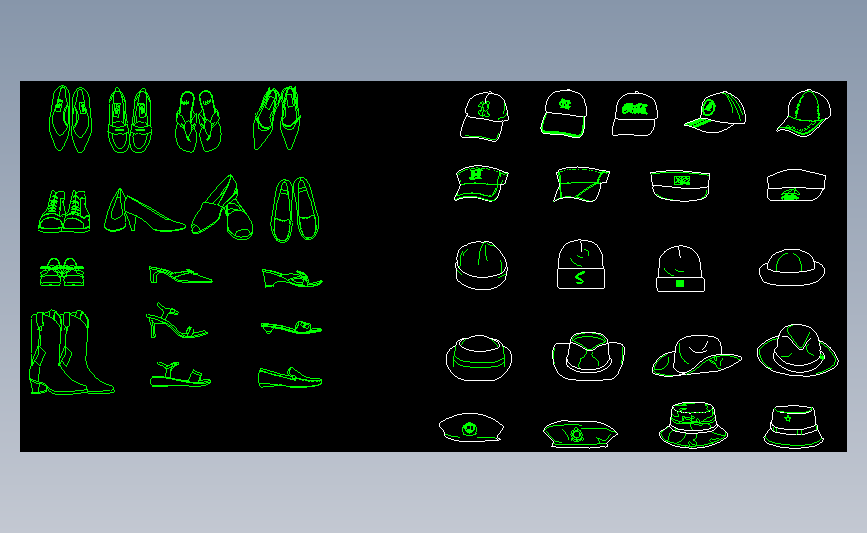 鞋帽类.图块