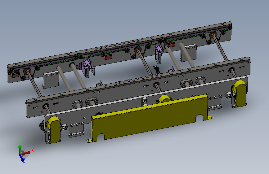 JGCK055-000 可调节宽度的双列皮带输送组件