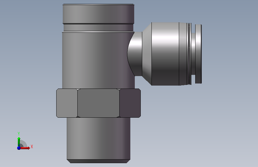 PTL1204A-S 节流阀 正面视图