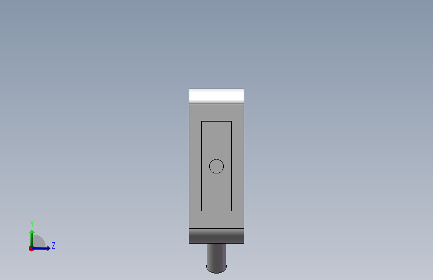 光电传感器 E3Z-LS61 左侧视图