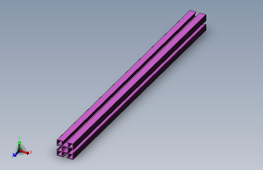 40 x 40A x R0.5 铝型材L620