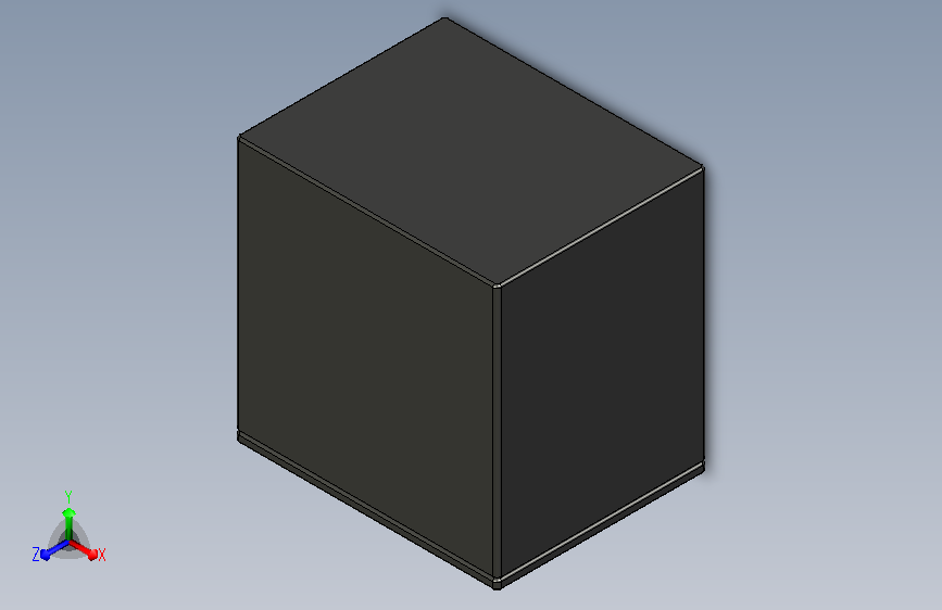 30x24 车底工具箱 主视图