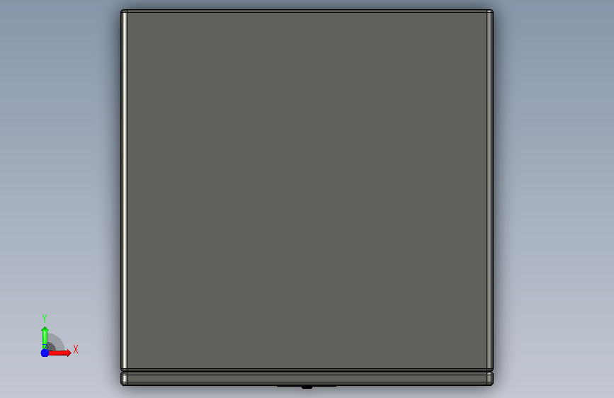 30x24 车底工具箱 正面视图