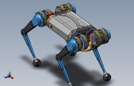 3d型机器狗