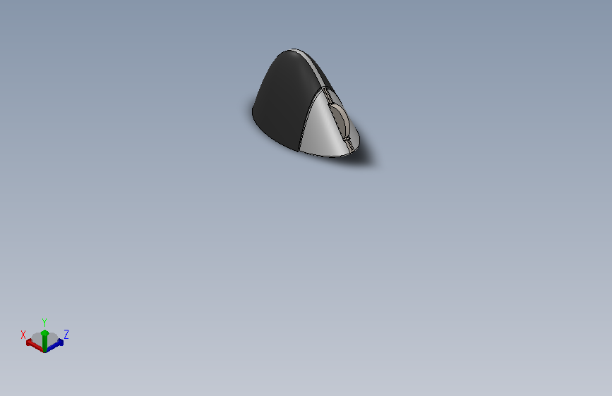 有55度侧倾的无线分体式主按键鼠标