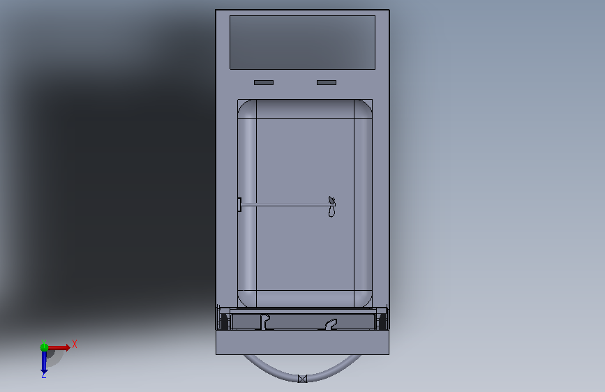 微波炉模型3D设计图=1008241=600 俯视图