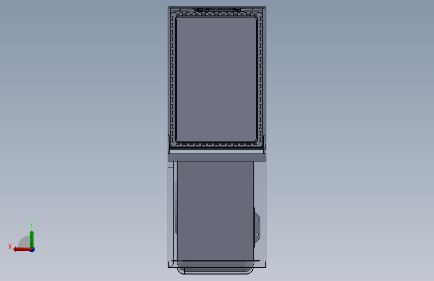 微波炉模型3D设计图=1008241=600 背面视图