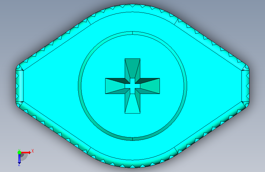9_m3-captive-screw-cover_yd1u.prt 俯视图