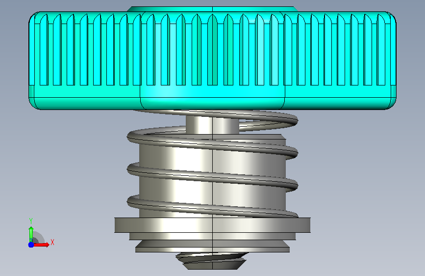 9_m3-captive-screw-cover_yd1u.prt 正面视图