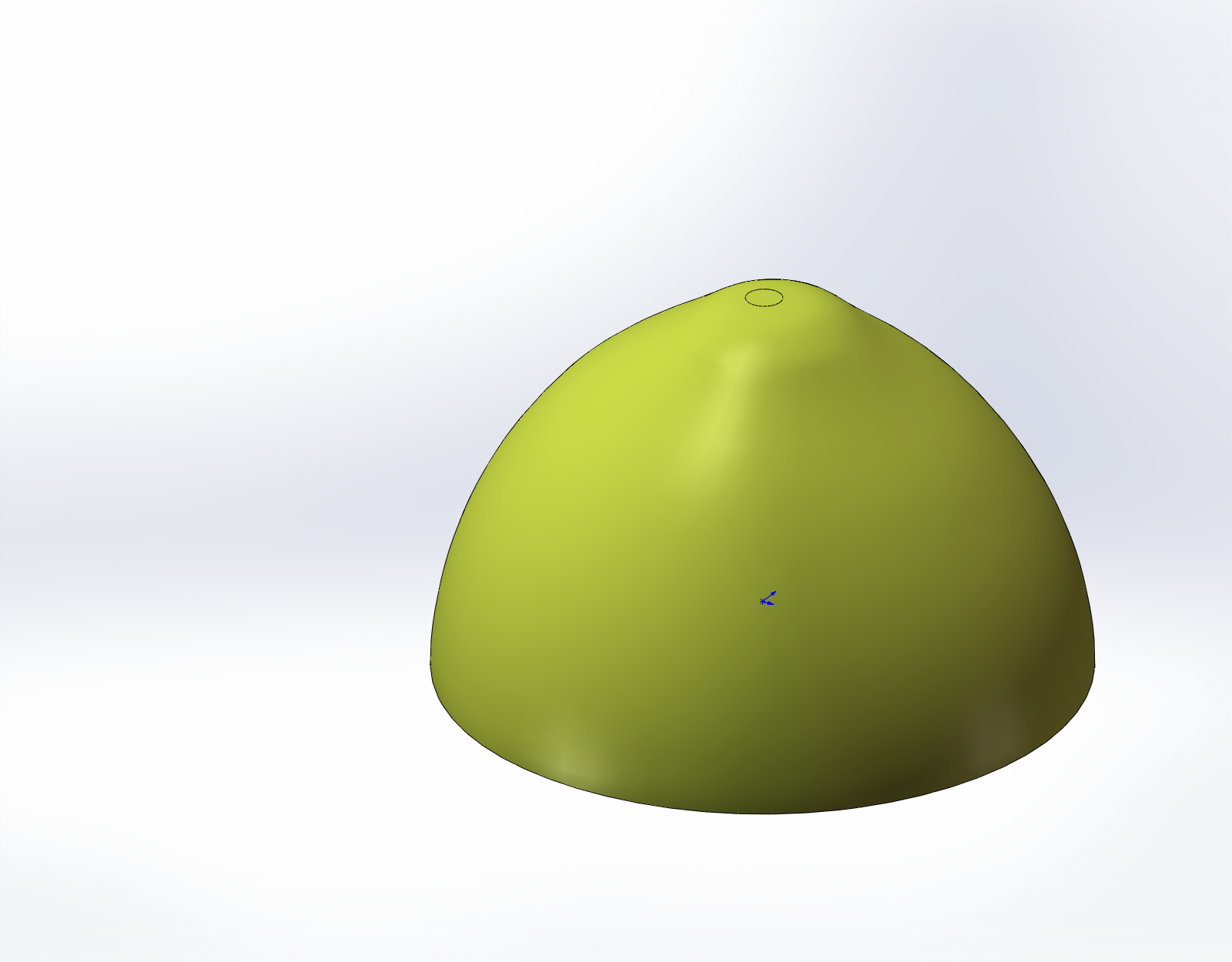 柚子_逆向上下壳_SolidWorks_20261027 俯视图