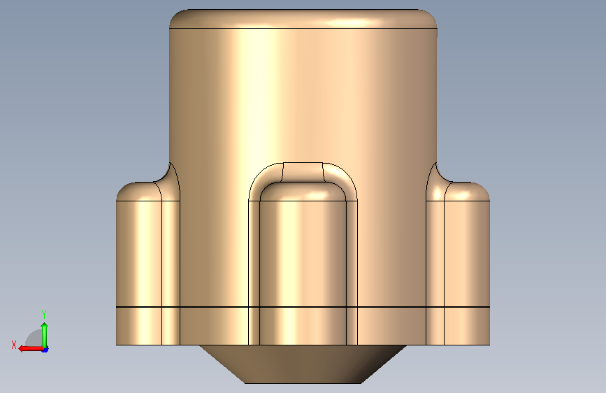 有防尘防撞功能的外壳 背面视图