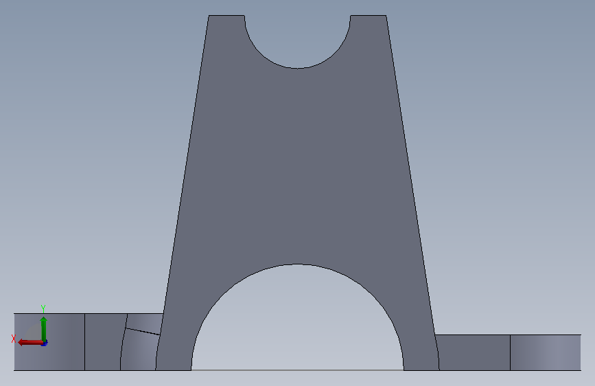 有挑战性的SolidWorks零件 背面视图