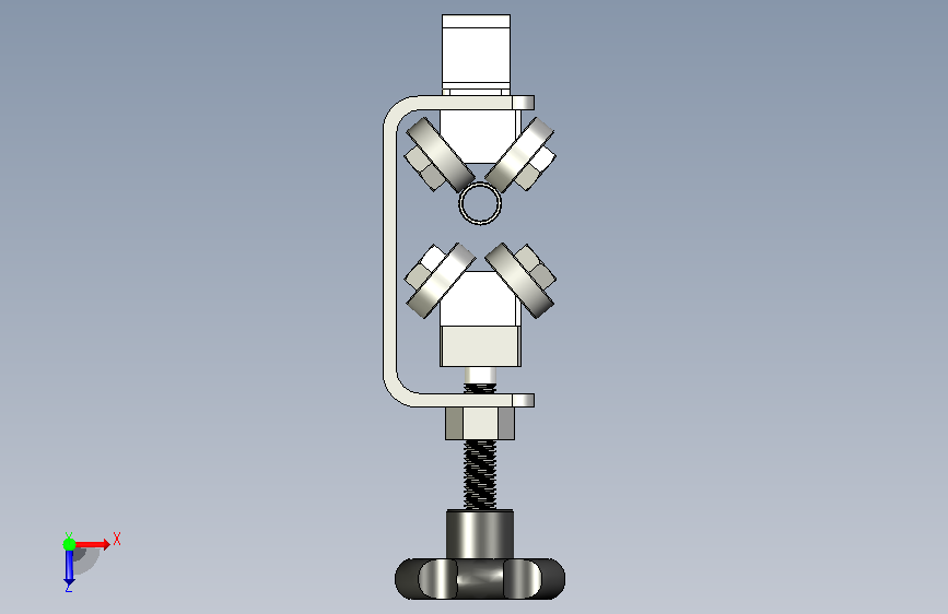 A0018947-PEX管对齐器 俯视图