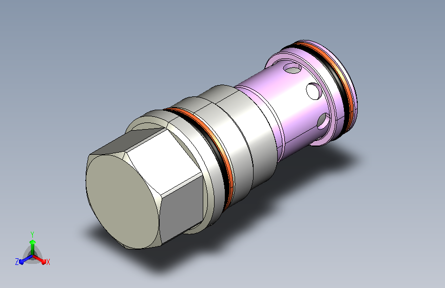 A0018960-流量控制 - 流量熔断器 - 固定孔径流量熔断阀 - 容量：95 L_min。 _ 腔体：T-16A（型号 - FQGAXAN）。