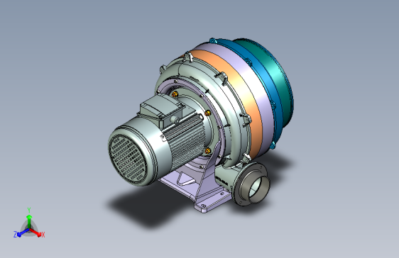HTB125-704-5.5KW中压透浦多段式鼓风机